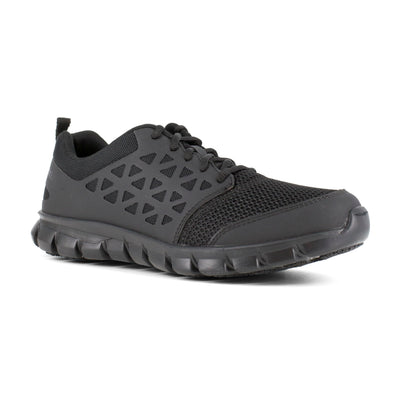 Reebok Work Women's Sublite Cushion Soft Toe Athletic Work Sh Black - 8.5 Wide