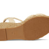 Stuart Weitzman Playa Espadrille Knot Wedge Wheat/Natural 9 B