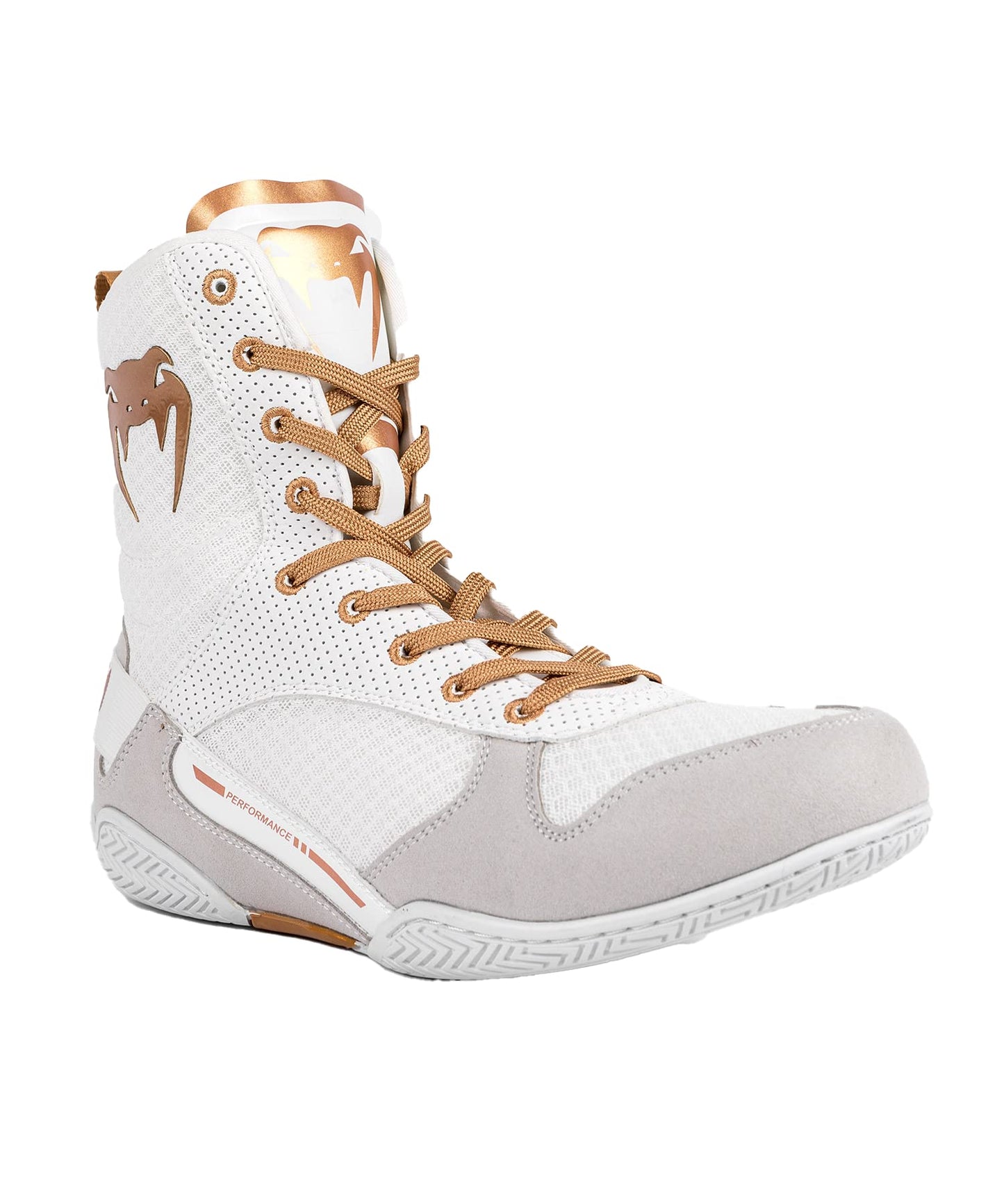Venum "Elite Boxing Shoes - White/Gold