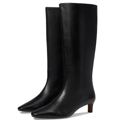 Madewell Women's Dorchester Dimes Tall Boot Extended Fashion, True Black, 11