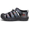 KEEN Unisex-Child Newport H2 Closed Toe Water Sandals,Steel Grey/Black,6 Big Kid