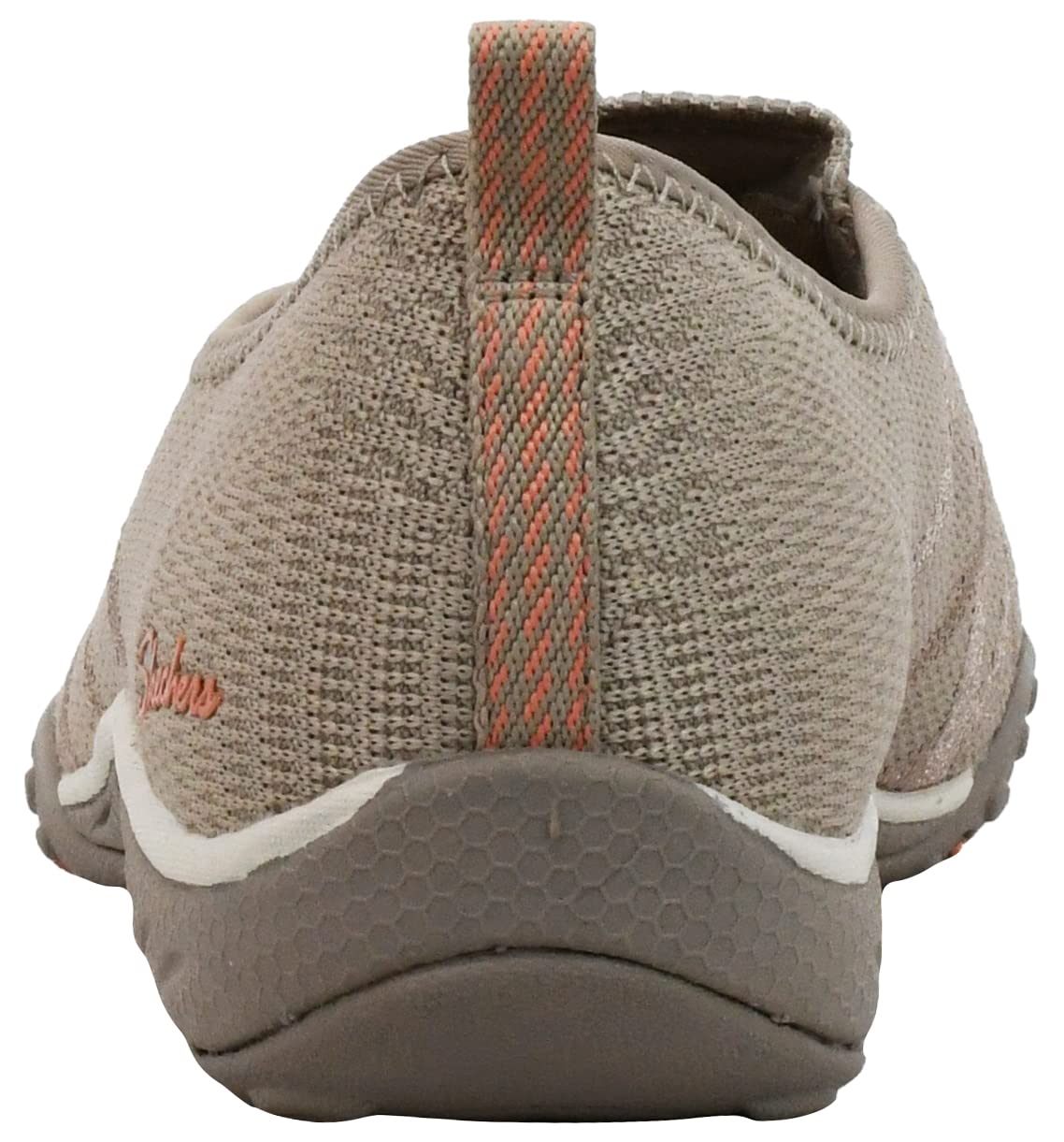 Skechers Women's Breathe Easy-A Look Mary Jane Flat, Taupe, 7 M US