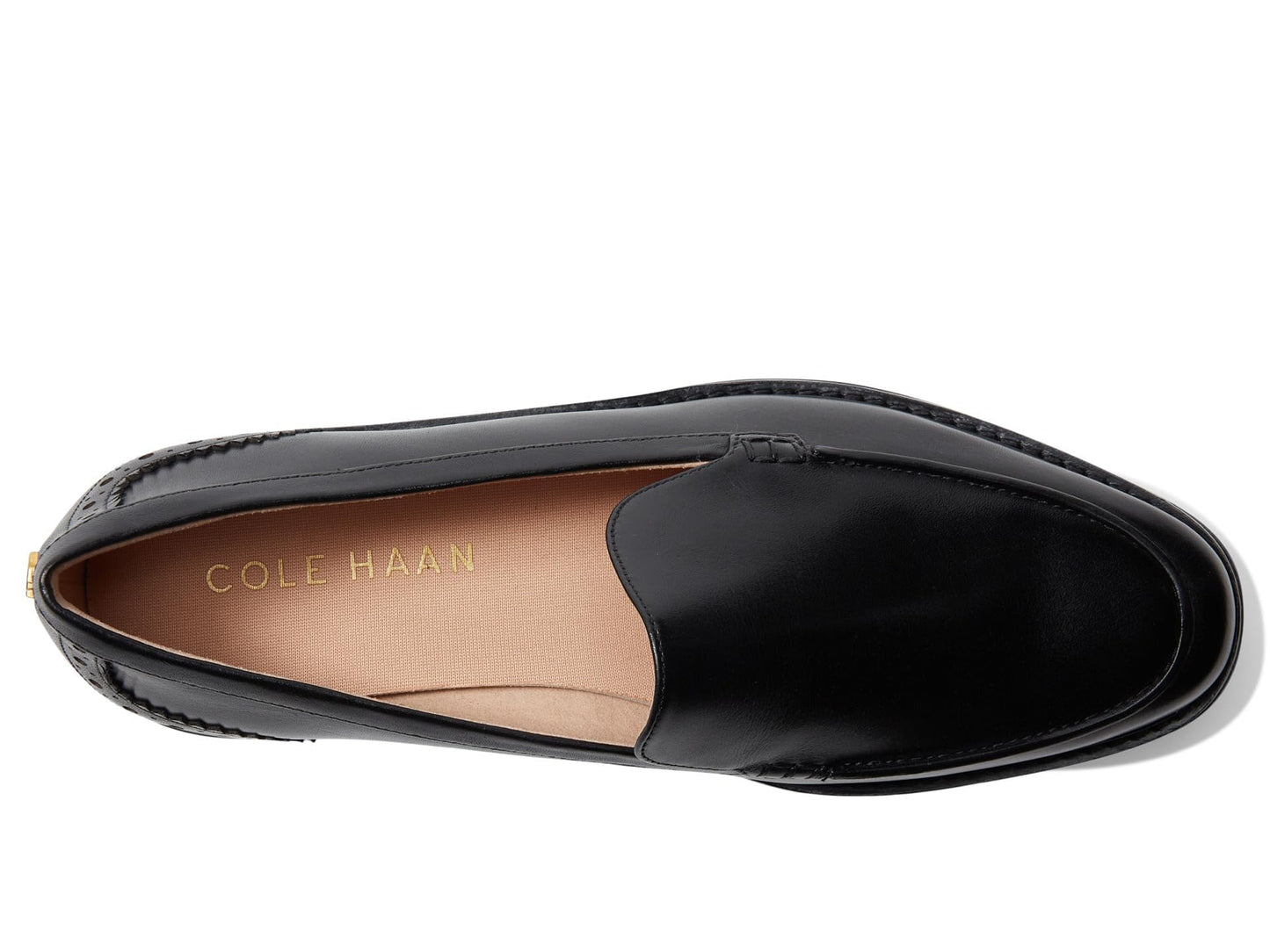 Cole Haan Women's Original Grand Platform Venetian Loafer, Black/Black, 5-C US