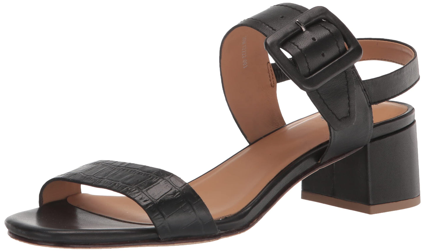Trotters Women's Heeled Sandals, Black, 9 Wide