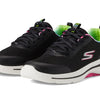 Skechers Go Walk Arch Fit - Fun Voyage Black/Hot Pink 8.5 B (M)