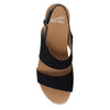 Dansko Women's Tamia Black Wedge Sandal 6.5-7 M US