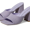 Stuart Weitzman Tia 85 Flareblock Slide Aster 7 B