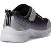 Skechers Kids Boys Microspec - Zorva Sneaker, Black/Silver, 4.5 Big Kid