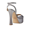 Michael Kors Jenson Platform Sandal Silver/Black 7 M