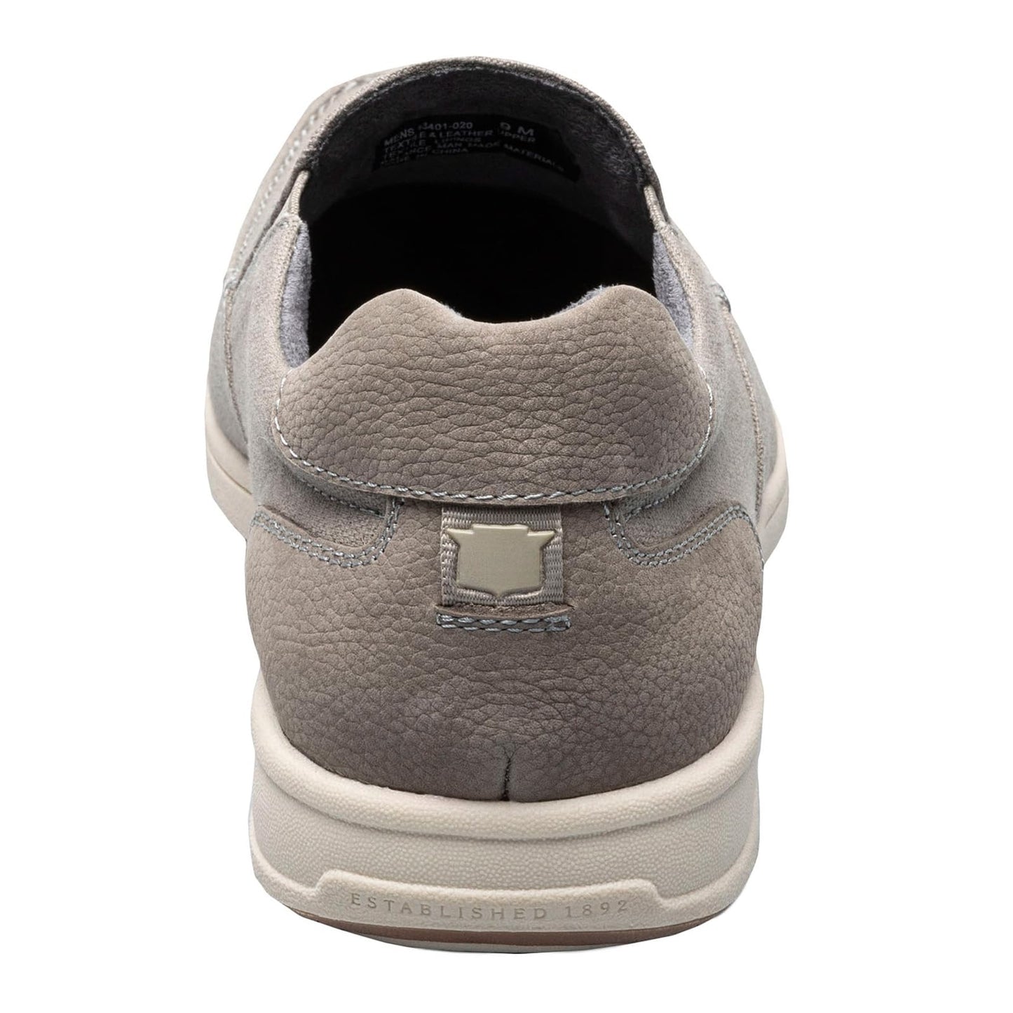 Florsheim Lakeside Canvas Moc Toe Slip On Men's Slip On, 13 2E US, Grey