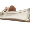 Cole Haan Women's Bellport Bow Driver, Soft Gold Leather, 9 B Medium