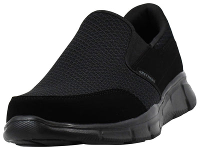 Skechers mens Equalizer Persistent Ballet Flat, Black, 7.5 US