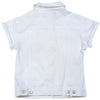 7 For All Mankind Girls Short Sleeve Denim Jacket, White, 6x