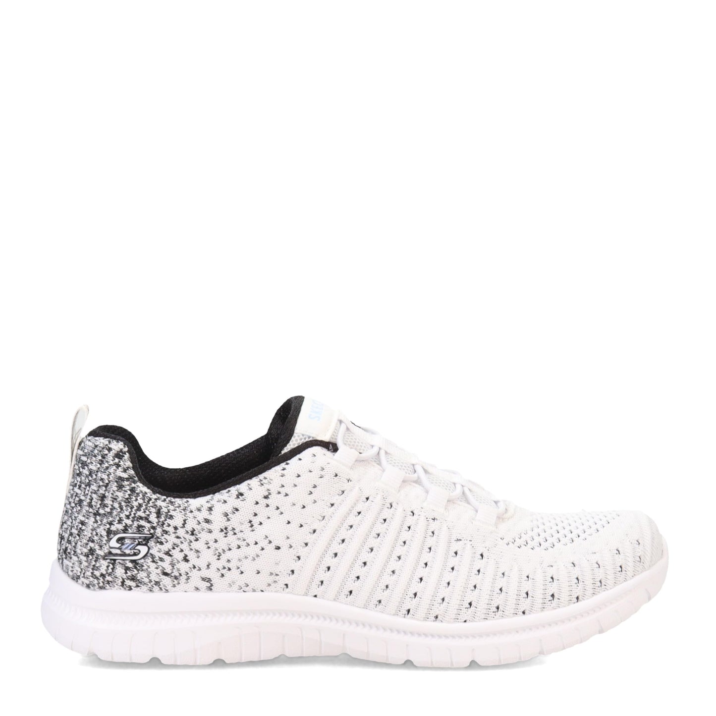 Skechers Women's Virtue, White/Black, 5.5