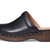 Madewell The Cecily Clog in Oiled Leather Clogs for Women - Slip-On Style Closure, and Round Toe Silhouette True Black 7 M