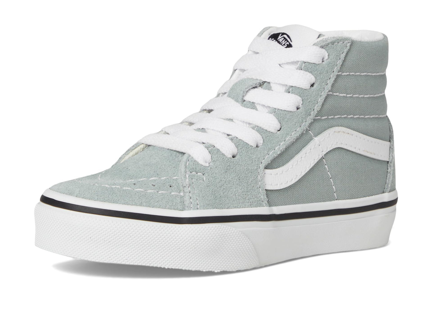 Vans Kids SK8-HI (Little Kid) Sneaker, Color Theory Pure Grey, 1.5 US Unisex
