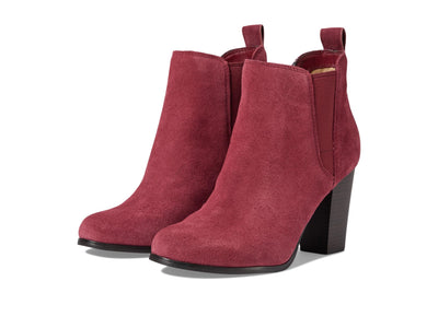 Michael Kors Evaline Heeled Bootie Mulberry 8.5 M