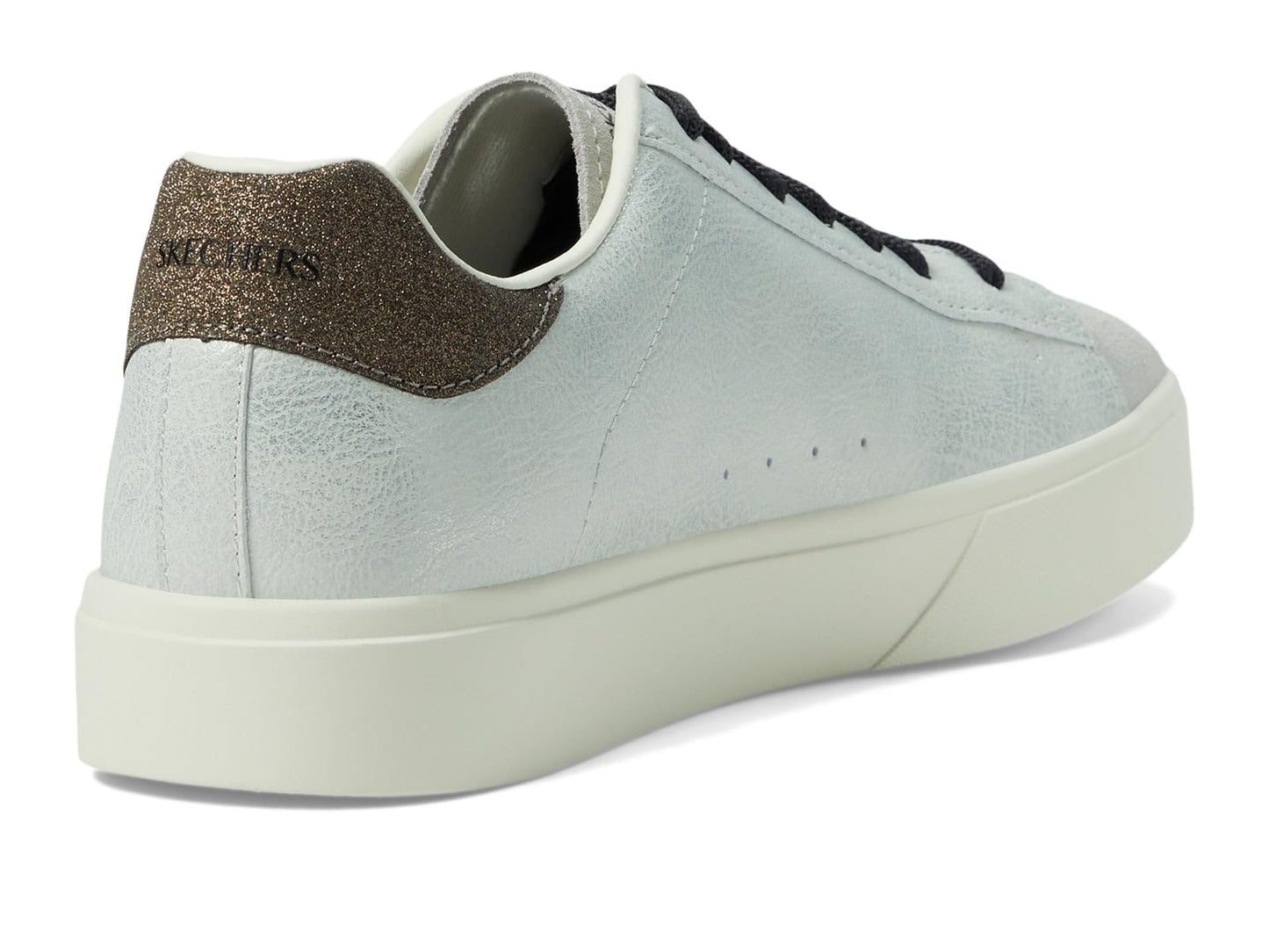 Skechers Court Classics Eden LX Distressed Light Grey/Black 9 B (M)