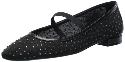 Stuart Weitzman Women's Arabella Flat Ballet, Black, 7
