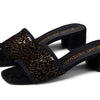 Stuart Weitzman Cayman 35 Block Slide Black 8 B