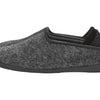 mahabis Classic Slipper Larvik Dark Grey/Skien Black 45 (US Men's 11-11.5) Medium