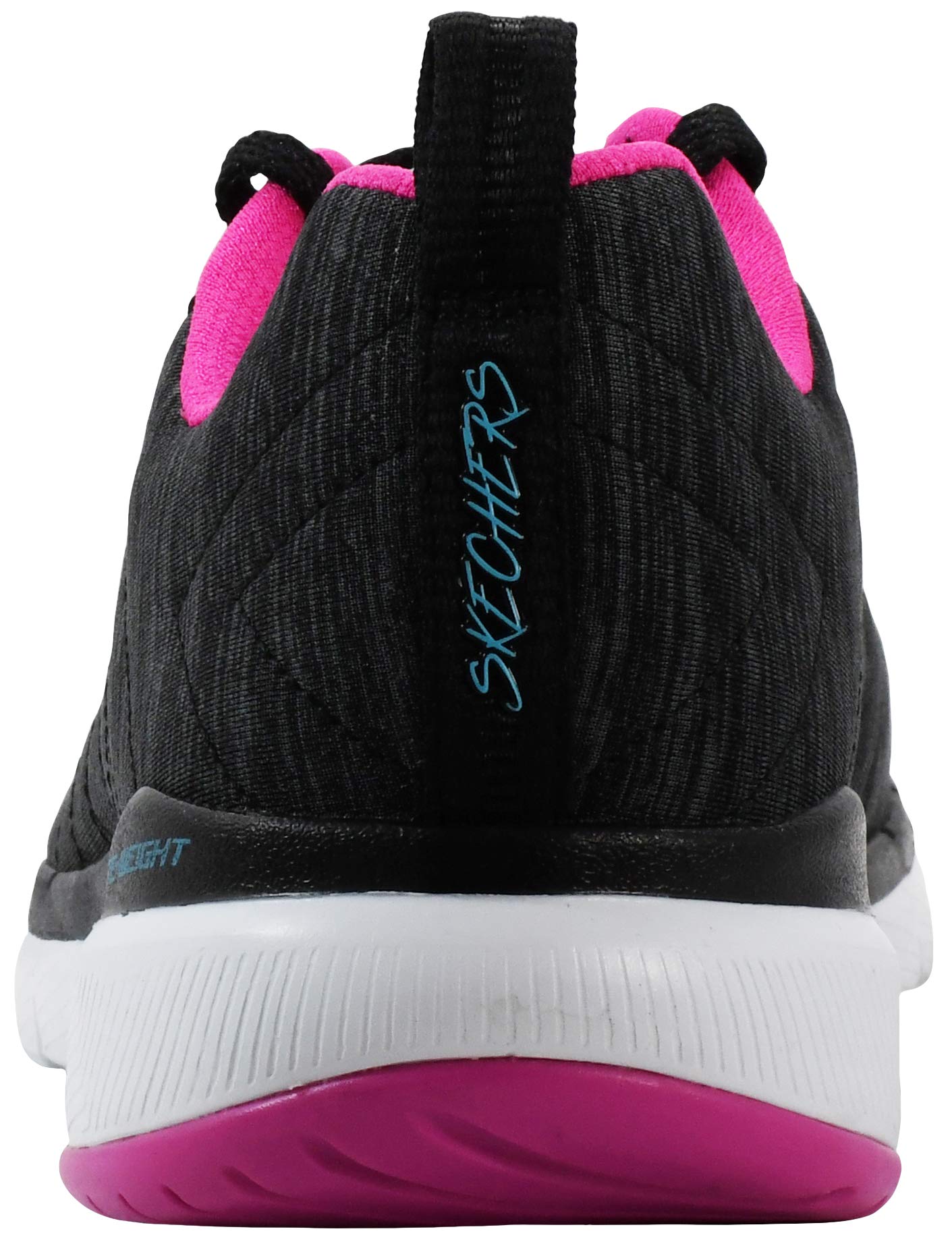 Skechers Women's Flex Appeal 3.0-Insiders Black/Multi Sneaker 7 W US