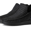 HEYDUDE Women's Camden Quilted Black/Black 10 Medium