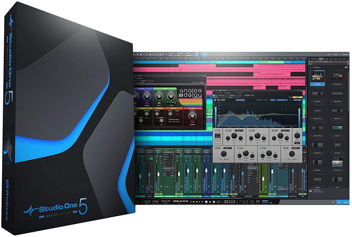 PreSonus ioStation 24c 2x2 USB-C Audio Interface and Production Controller with
