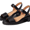 Madewell Cameron Lug Sandal - Nubuck Sandals for Women - Leather Upper with Ankle Strap Buckle Closure, Synthetic Outsole, and Round-Toe Sandals True Black 6 M