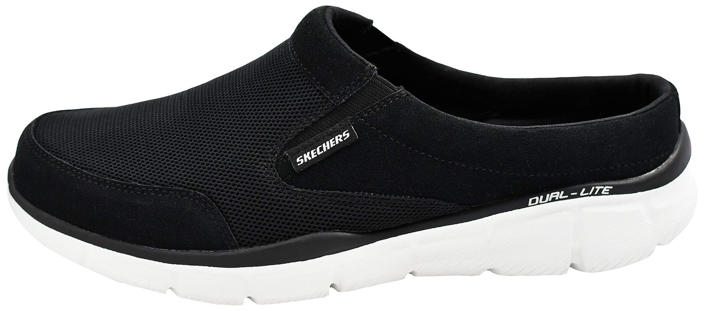 Skechers Sport Men's Equalizer Coast to Coast Mule, Black/White, 8.5 M US