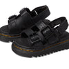 Dr. Martens Kid's Collection Varel (Toddler) - Sandals for Kids - Leather Upper - Textile Lining - PVC Outsole Black 7 UK (US 8 Toddler) M