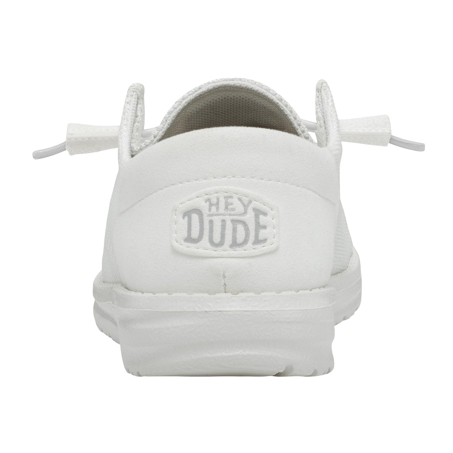 HEYDUDE Women's Wendy Funk Mono, White Size 5 | Lightweight Slip On with Cushioned Comfort and Easy On Design