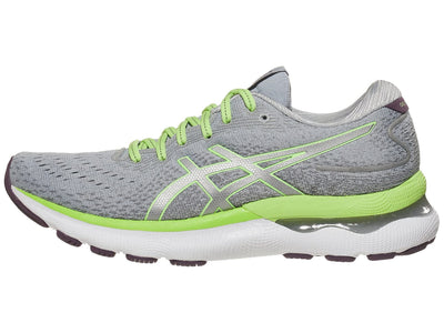 ASICS Gel-Nimbus® 24 Piedmont Grey/Lime Green 6.5 B (M)