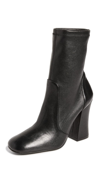 Stuart Weitzman Curveblock 100 Bootie Black 8 B
