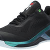 WILSON Rush Pro 4.0 Blade Women's Tennis Shoe - Black/Deep Teal, Size 6.5 US