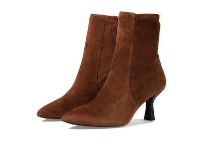 Madewell Women's Ophelia High Dressey Boot-Suede Fashion, Dark Coffee, 7 Narrow
