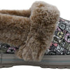 Skechers Women's Bobs Too Cozy- Snuggle Rovers Slipper Taupe/Multi 11