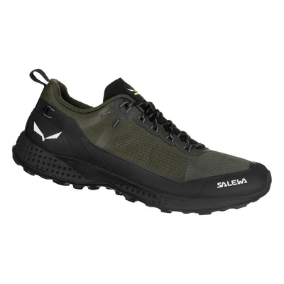 Salewa Men's Pedroc Air Lightweight Breathable Trekking & Hiking Shoe - Dark Olive/Black - 11