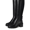 Cole Haan Womens Gema Tall Lug Boot, Black Leather Wp, 6-B US