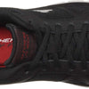 Skechers Men's Sports Shoes, Black/Red, 9.5 Wide