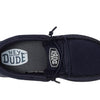 HEYDUDE Boy's Wally Funk Mono Slip-On Casual Shoes (Little Kid/Big Kid) Navy 4 Big Kid M