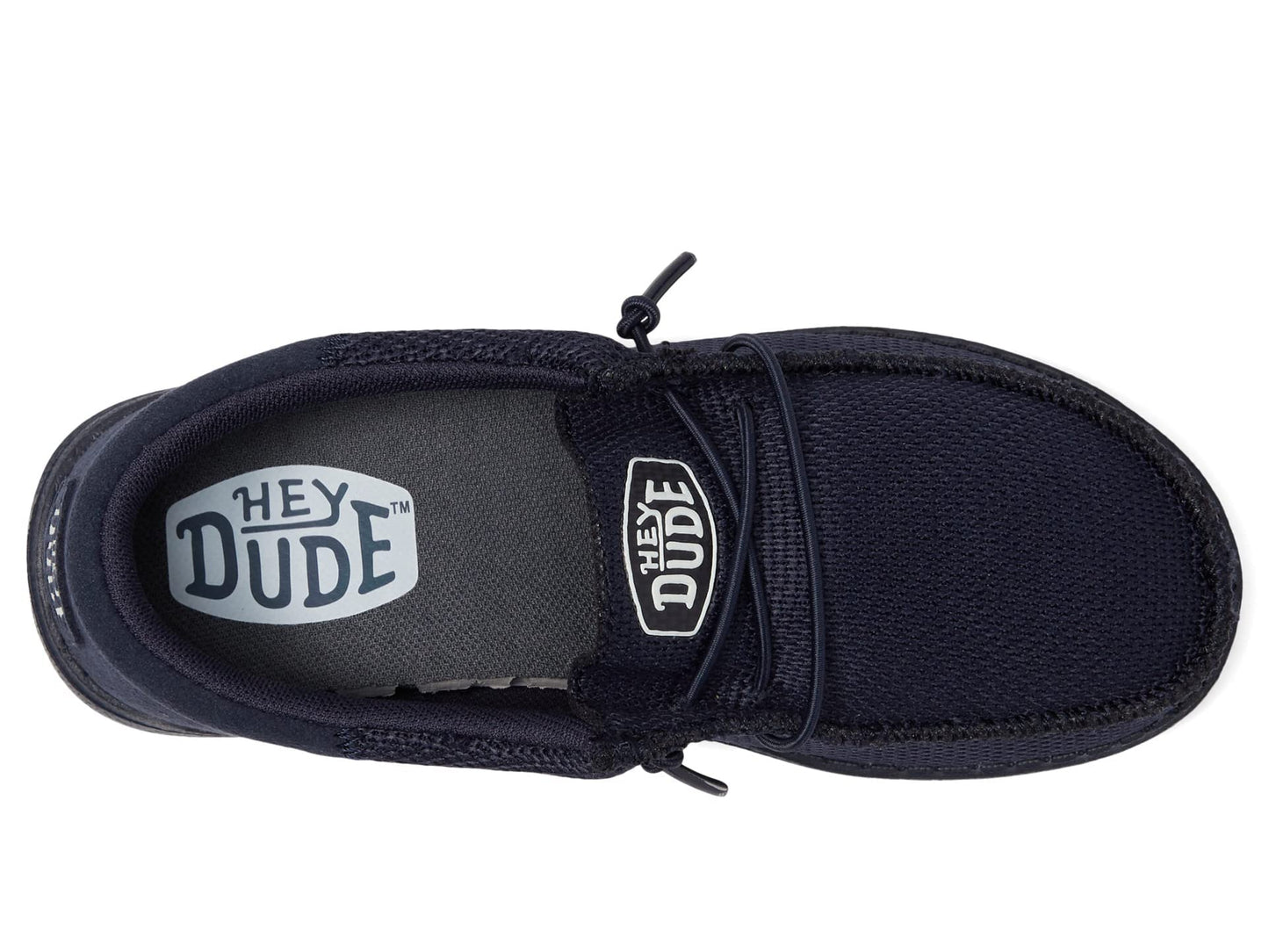 HEYDUDE Boy's Wally Funk Mono Slip-On Casual Shoes (Little Kid/Big Kid) Navy 4 Big Kid M