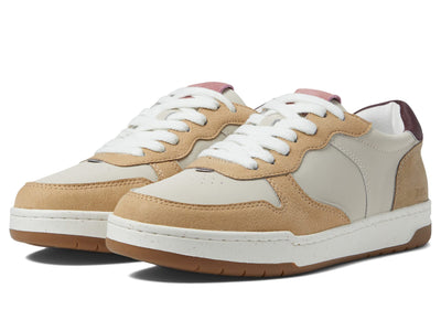 Madewell Court Low-Top Sneakers in Washed Nubuck and Suede Vintage Mulberry Multi 7 M