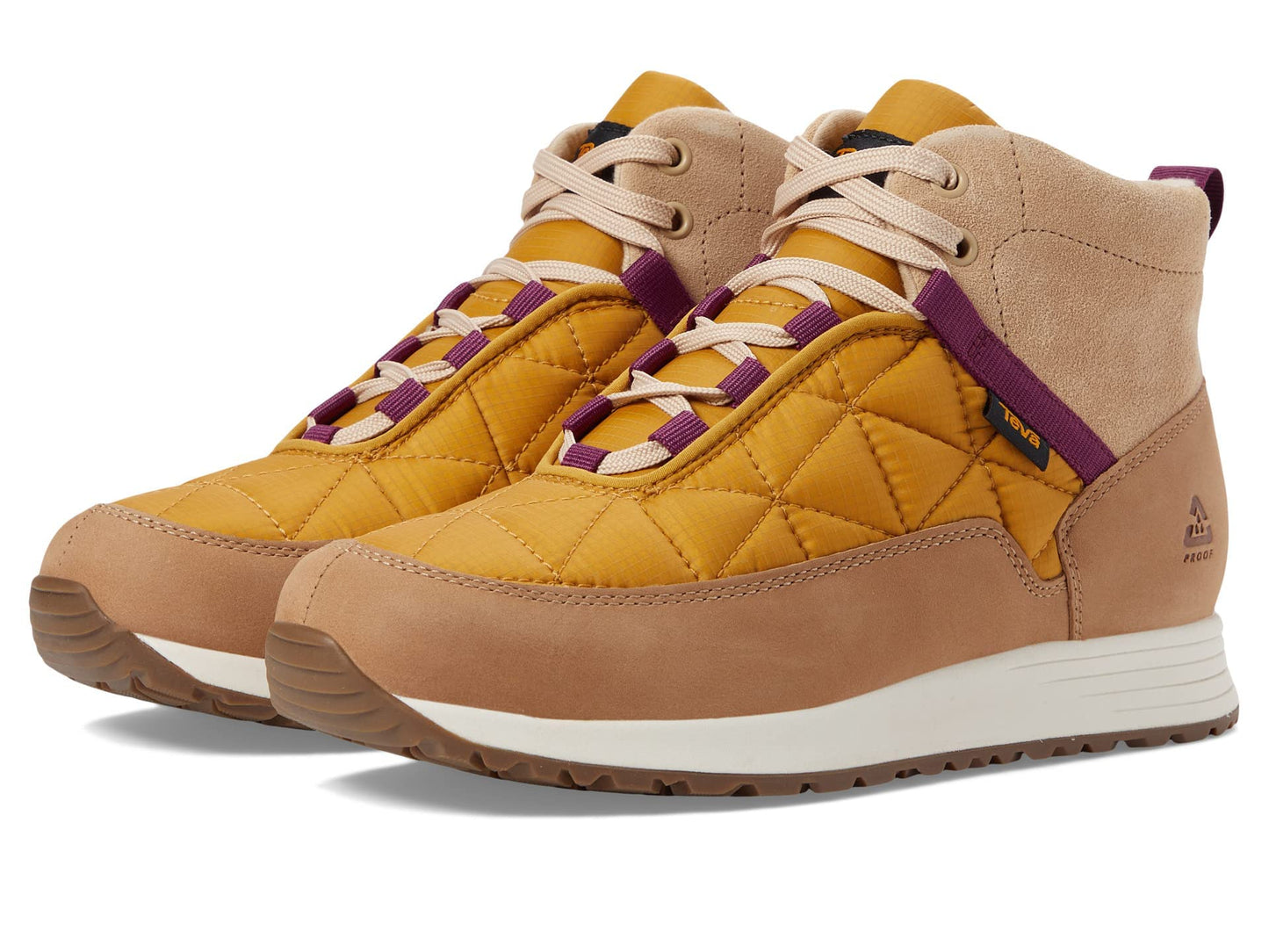 Teva Women's Reember Commute Wp, Sesame/Medallion, 5 M US