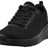 Skechers Women's Bobs Squad Chaos – Face Off Sneaker, Black/Black, 9.5