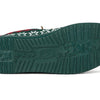 Hey Dude Wally Holiday Cheers - Loafers for Men - Textile Upper - Elastic Laces - Synthetic Outsole Green/Multi 12 M