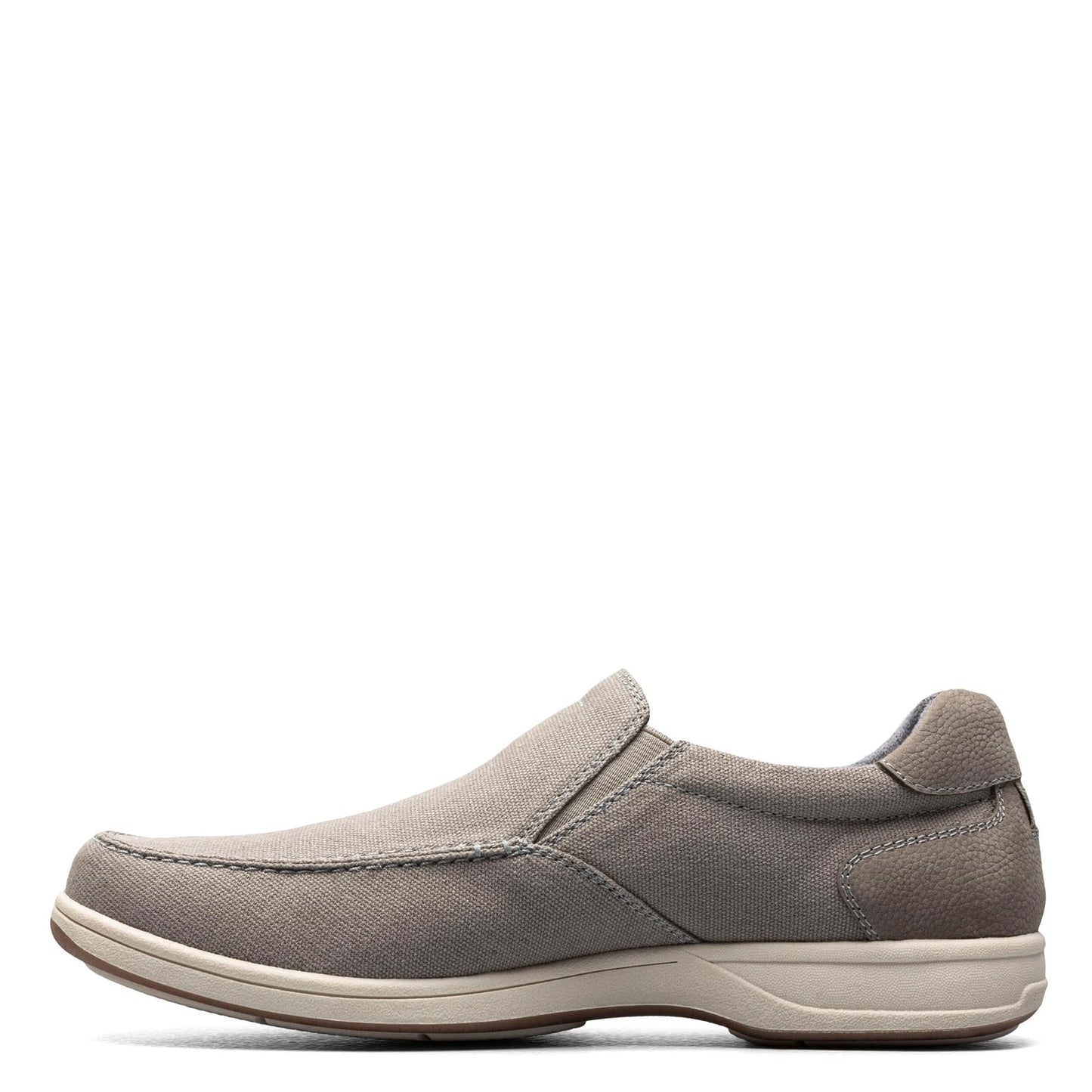 Florsheim Lakeside Canvas Moc Toe Slip On Men's Slip On, 13 2E US, Grey