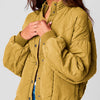 [BLANKNYC] Womens Luxury Clothing Tencel Drop Shoulder Quilted Jacket, SALTED LIME, Large