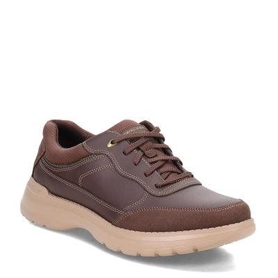 Rockport Men's Prowalker 6000 UBal, Dark Brown Leather, 12 Wide
