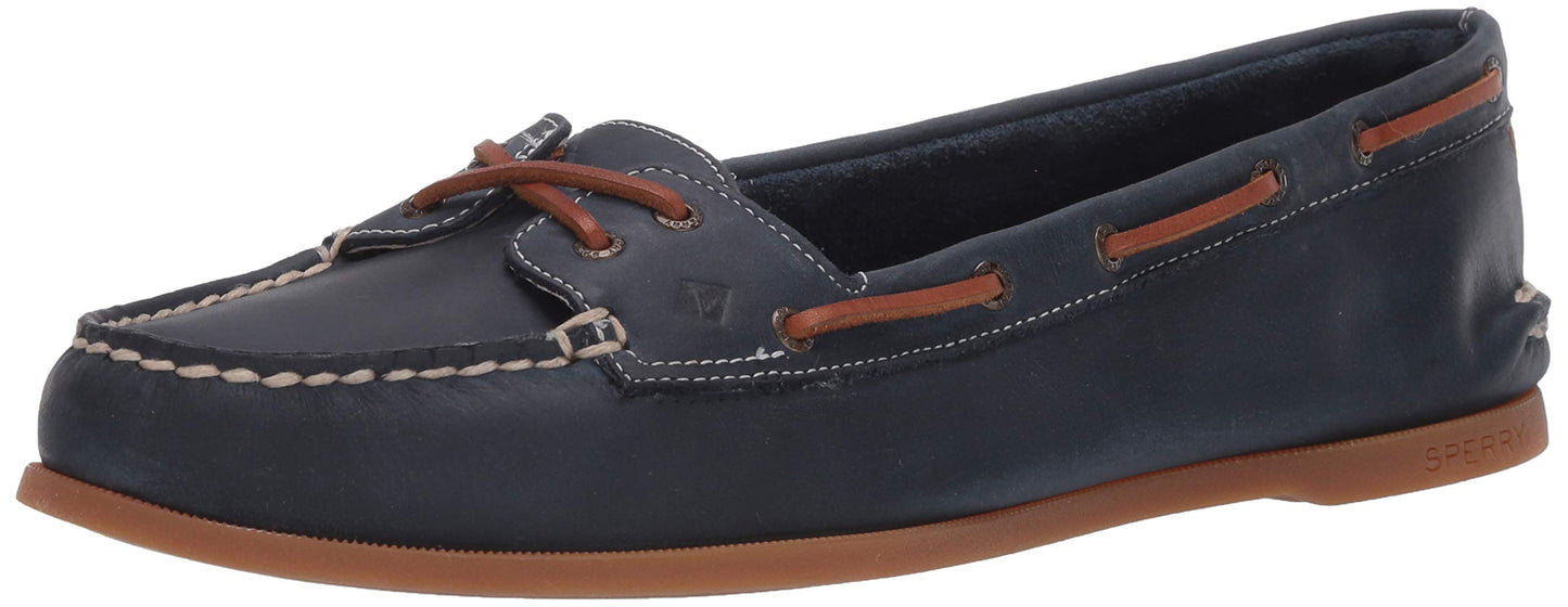 Sperry Women's Authentic Original Skimmer Boat Shoe, NAVY, 10 M US